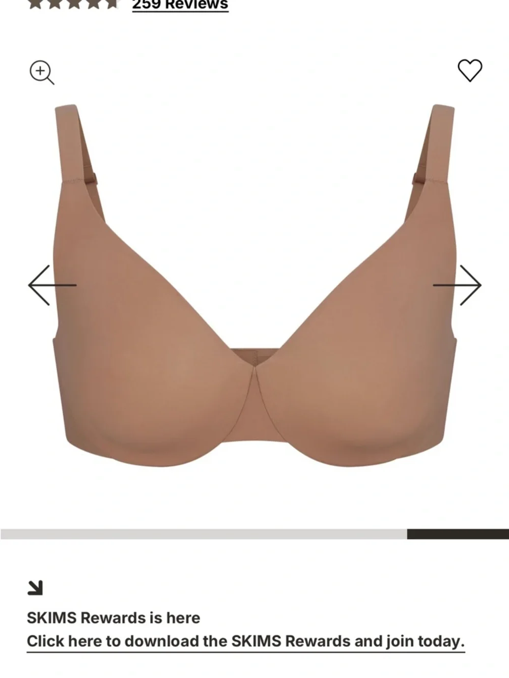 SKIMS 3 Bra set: Seamless Underwire Unlined Full Coverage: Sand, Sienna, & Cocoa - Picture 3 of 8
